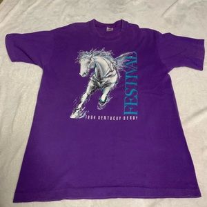 🐎 VINTAGE 1994 Kentucky Derby TShirt. Gently used